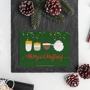 Cartoline di Buon Natale (10 pezzi) - Postal Feliz Navidad/ Ottimo come regalo e per ricordare un momento speciale/ Capodanno - Vigilia di Natale
