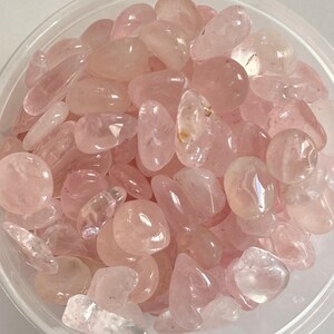 Rose Quartz Crystals - Tumbled