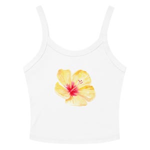 Hibiscus Tank Top White / Multi | Princess Polly USA