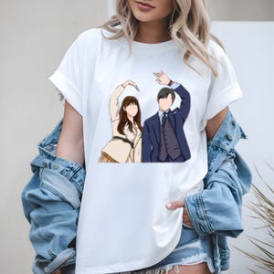 Two Lovers K-Pop Graphic Tee: Unisex Heavy Cotton, Bold Design