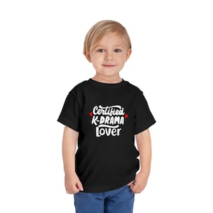 Certified K-Drama Lovers T-Shirt, Kdrama Toddler Shirt, Korean Drama Shirt, K-Drama Merch Tee, Funny Kdrama Shirt, Gift for Kdrama Kids Fans