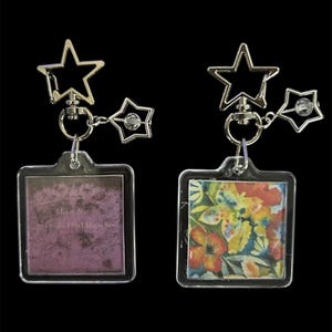Mazzy Star keychain | Adrianne Lenker keychain | chem keychain | star carabiner | star keychain | alternative | music keychain | accessory