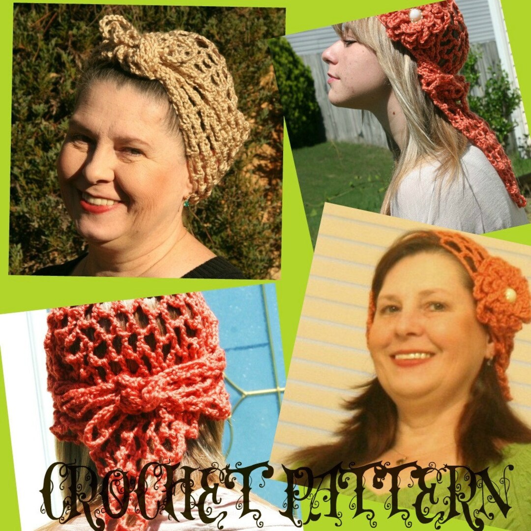 CROCHET PATTERN - Do Rag --- AND 10 or More Great Possibilities---open ...