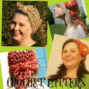 Instant DownloadCrochet Pattern For Do Rag Plus Much MoreSo EASYmakes a lovely gift with no size worries image 3