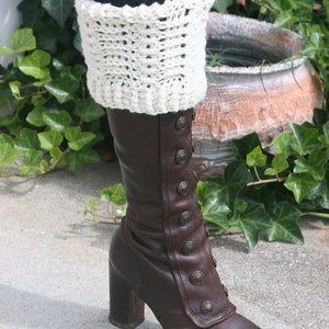 CROCHET PATTERN The Irish Sea Boot Cuff Make any size matches Irish Sea Ear Warmer image 2