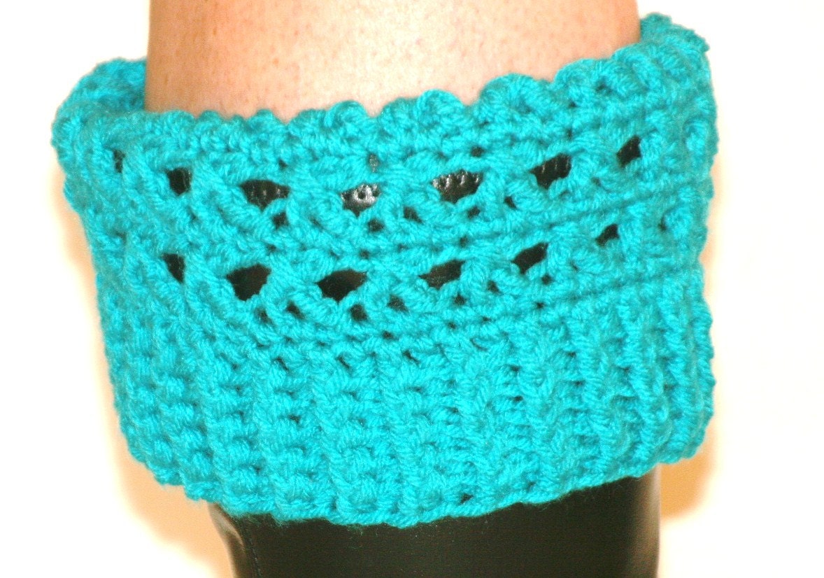 CROCHET PATTERN Cross Stitch Boot Cuff Etsy
