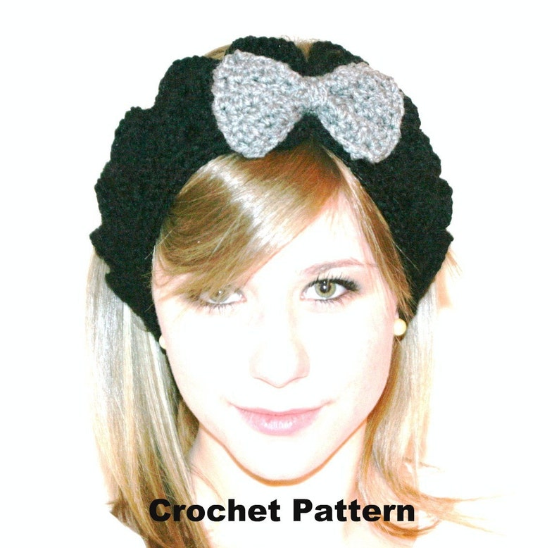 CROCHET PATTERN The Rosie Crocodile Stitch Head Band/ Ear Warmer 2 Sizes Toddler/Child and Pre teen/Adult image 2
