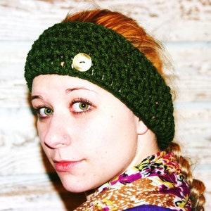CROCHET PATTERN - The Versatility Ear Warmer  (Matches The Versatility Boot Cuffs)-Makes up super quick for fast and easy gifting