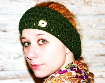 CROCHET PATTERN - The Versatility Ear Warmer  (Matches The Versatility Boot Cuffs)-Makes up super quick for fast and easy gifting