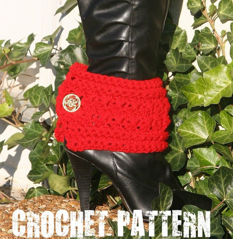 CROCHET PATTERN The Maxi Boot Bands image 2