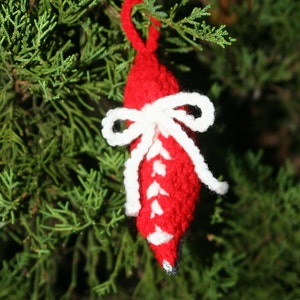 CROCHET PATTERN Ice Skate Christmas Ornament image 3