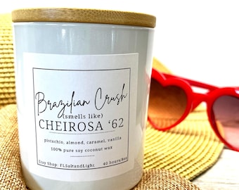 Candela Brazilian Crush / Pistacchio, Mandorla, Caramello, Vaniglia Cera di soia