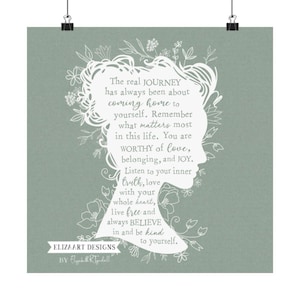 Lifes Manifesto Simple Truths to Guide You Back Home, inspirerende muurkunstdruk, quote Journey Home, motiverend decor, zelfliefde print,