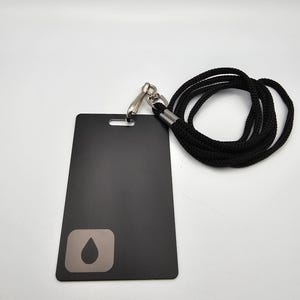 Lumon Industries Key Card-mdr BLUE Laser Engraved Metal Aluminum