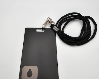 Lumon Industries Key Card-Black Admin and Security [Fan inspired art]