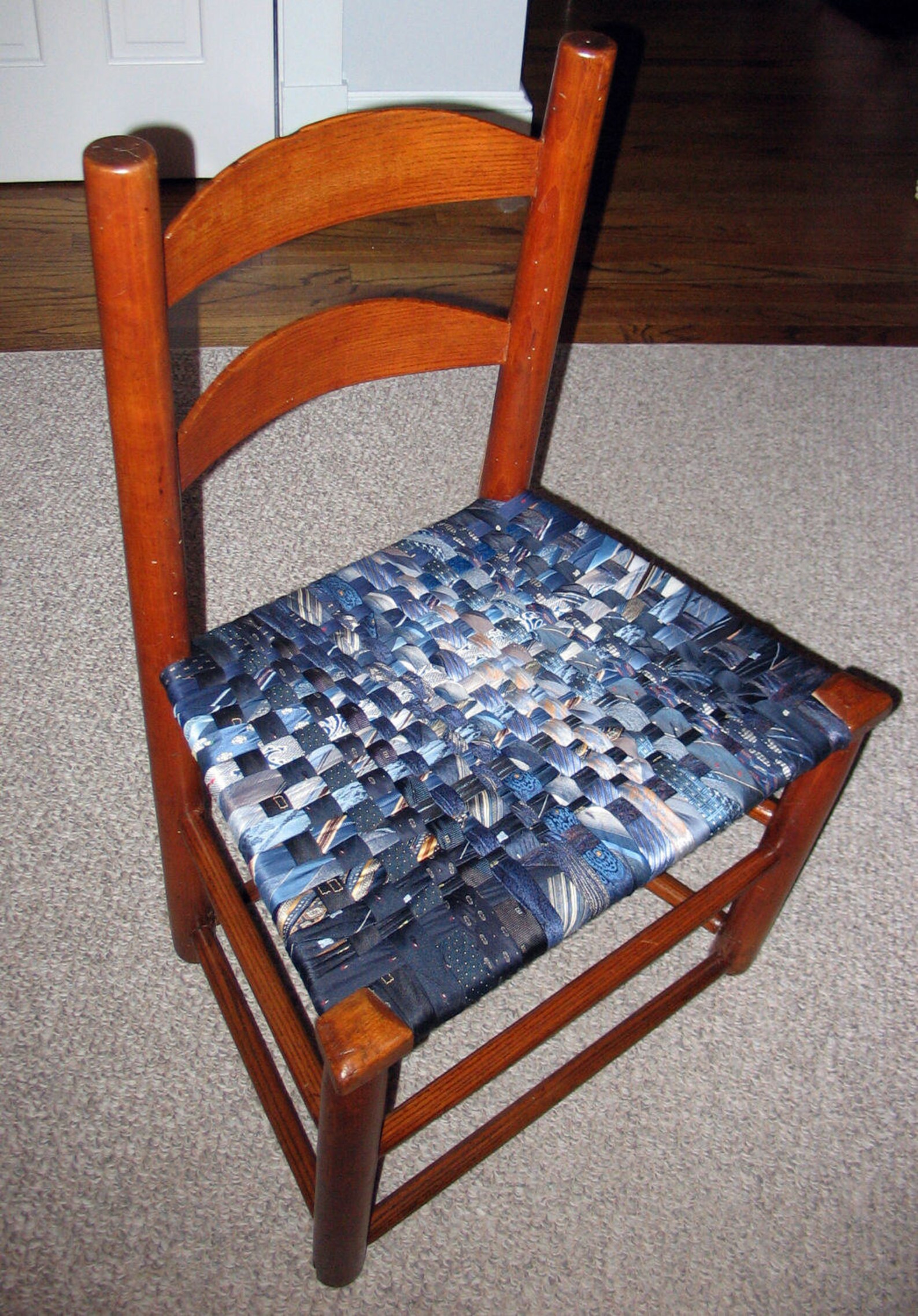 Instructions for How to Weave a Necktie Chair or Stool Etsy