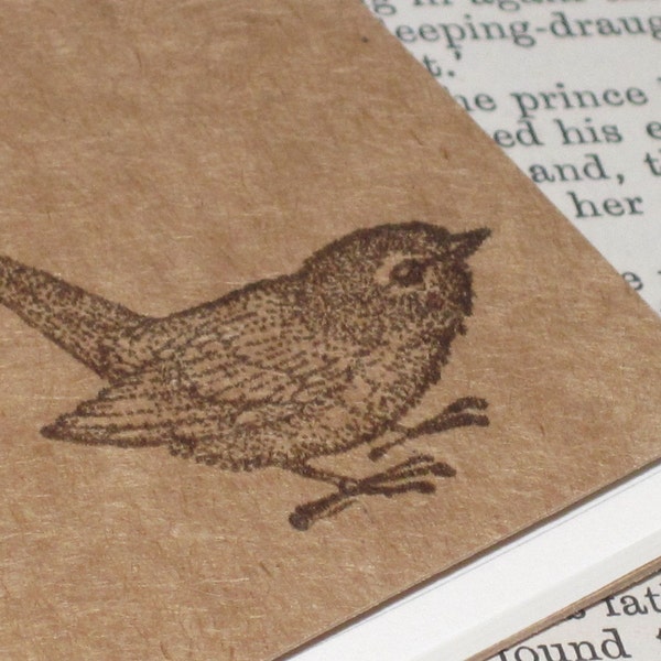 Vintage Little Bird Altered MOLESKINE Notebook/Journal