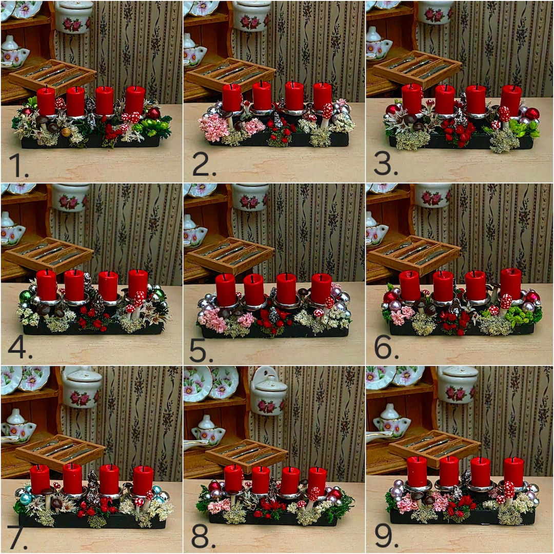 4 Appliques Murales LED Miniatures - Éclairage Maison De Poupée - Blanc - 3V/12V - DIY Déco