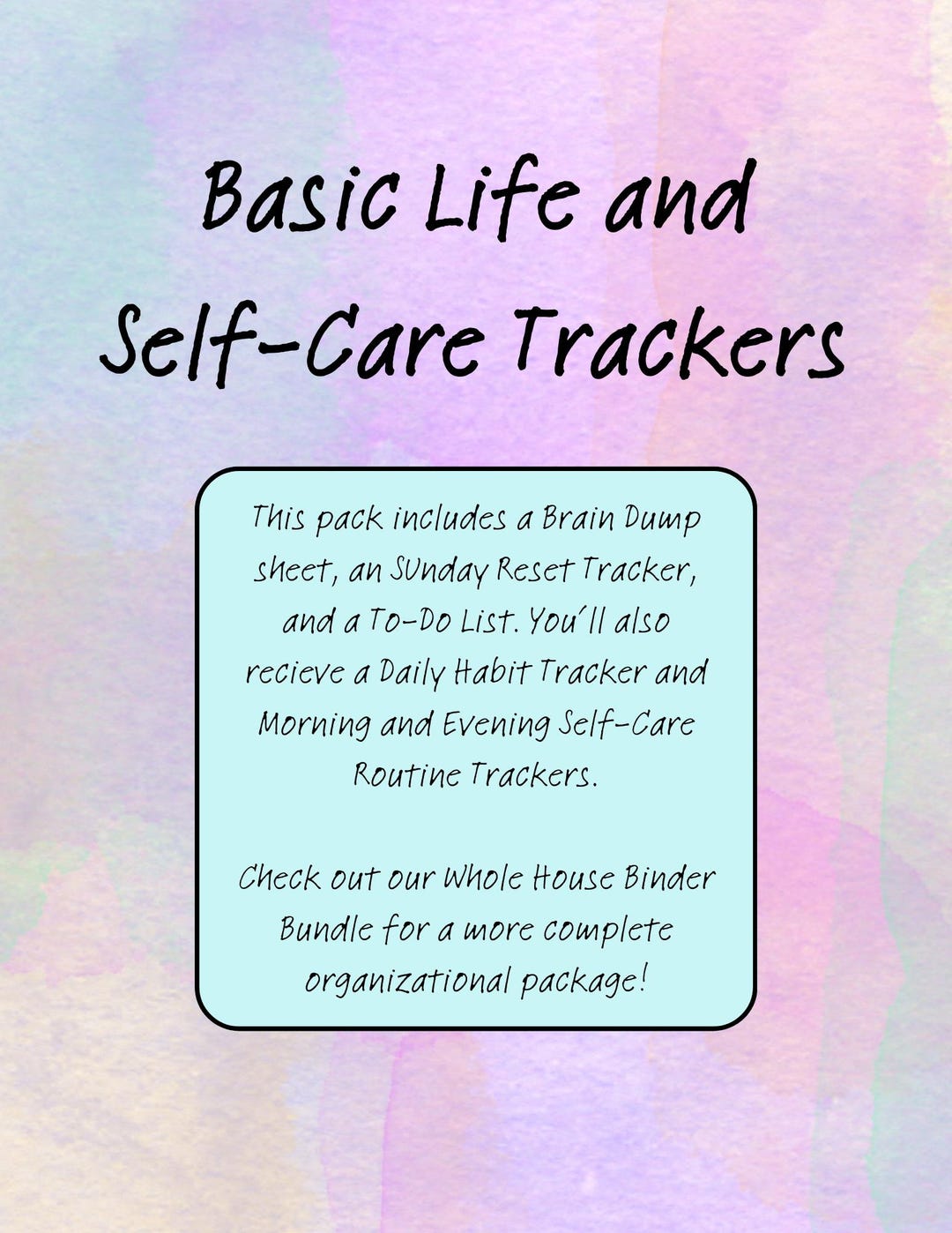 Daily Routine Tracker Printables: Self-care Checklists & Habit Tracker ...