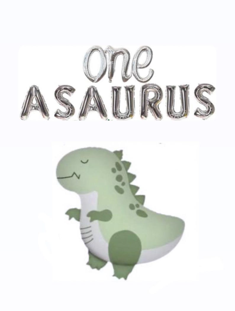 One Asaurus Design Oneasaurs Birthday Banner Topper Hat, Dinosaur Birthday Banner ...