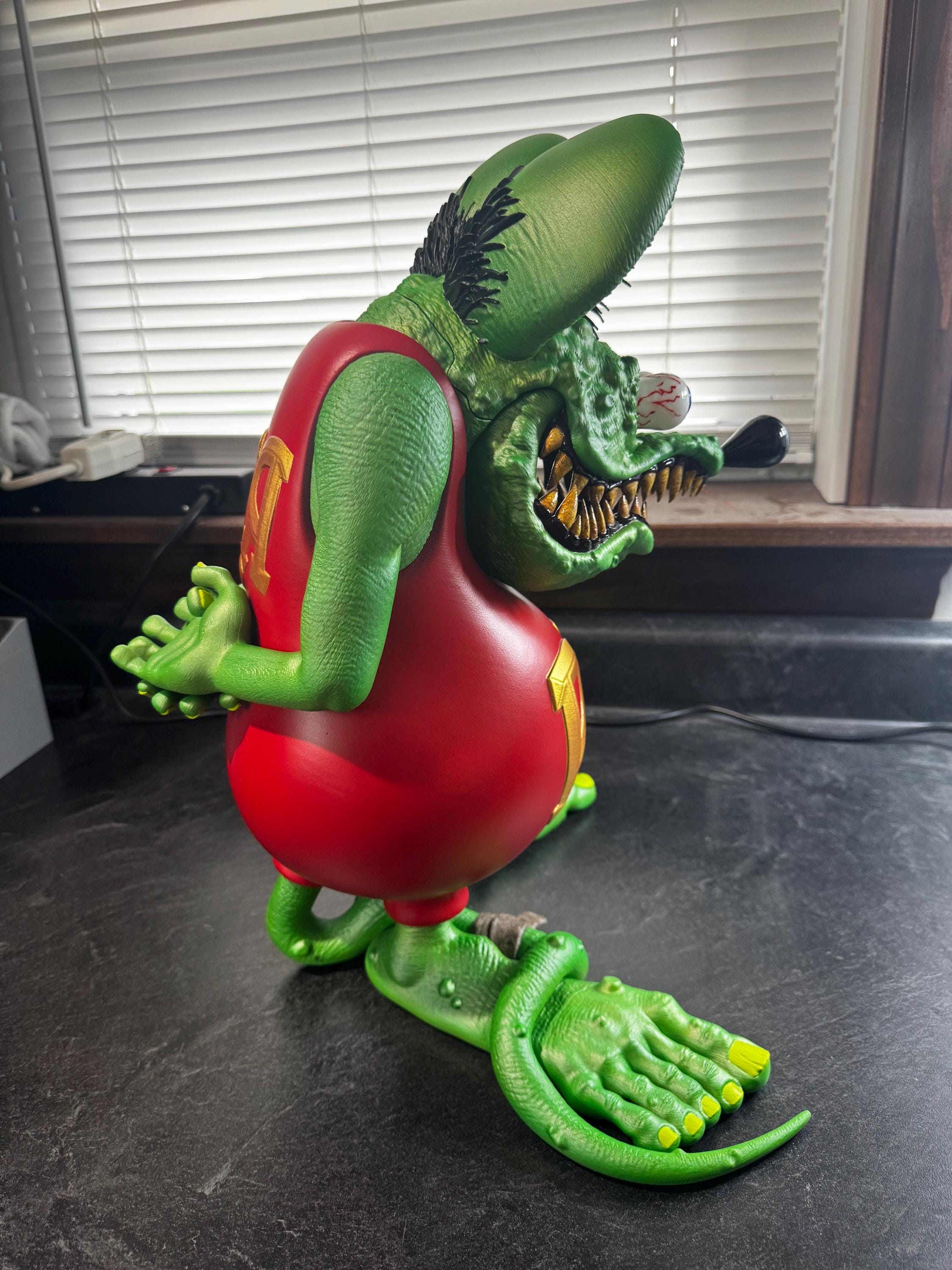 Rat Fink (painted and Finished) 3D Printed - Etsy