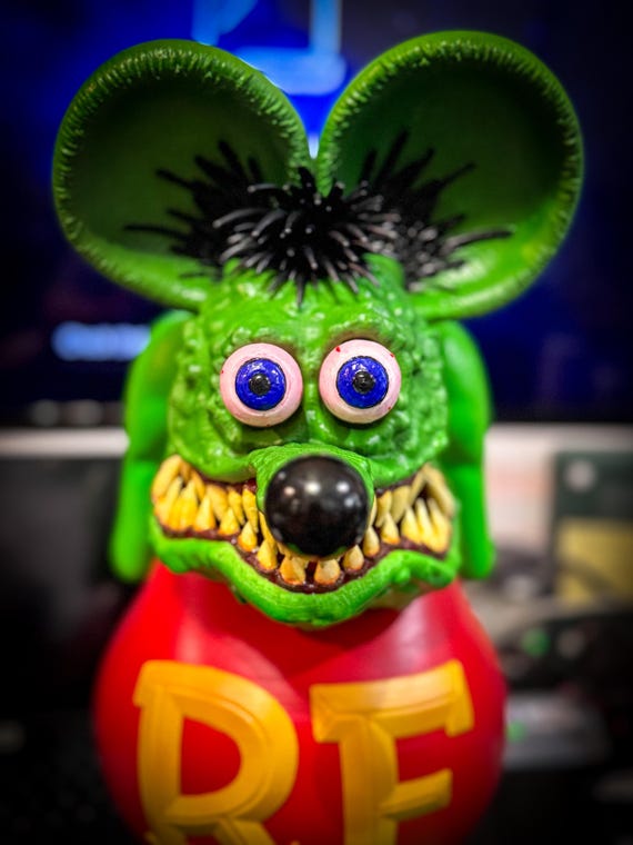 RAT FINK キャラクター フィギュア　入手困難　激レア　招きratfink Rat Fink 3D Printed - Etsy