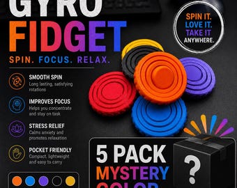 3D Printed Fidget Gyro Spinner