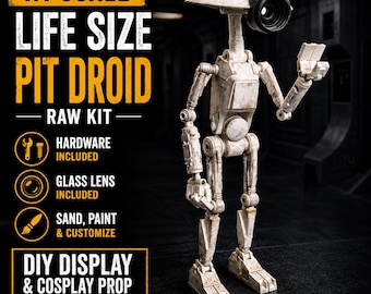 Pit Droid 1:1 Life Size kit 3d printed