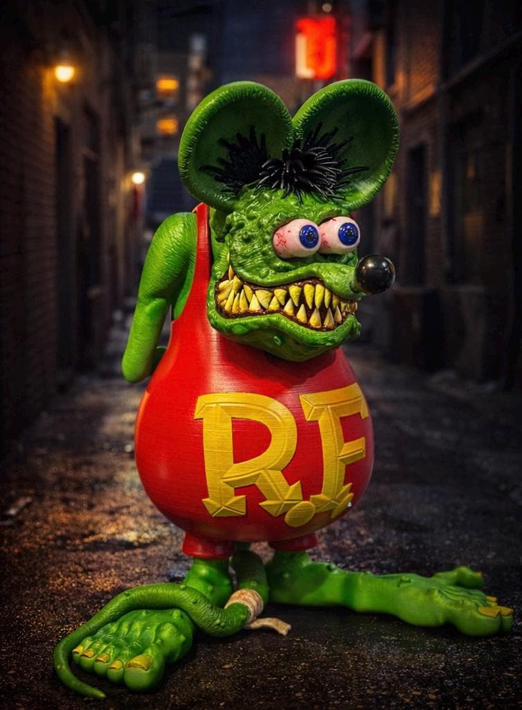 Rat Fink Figure - Etsy