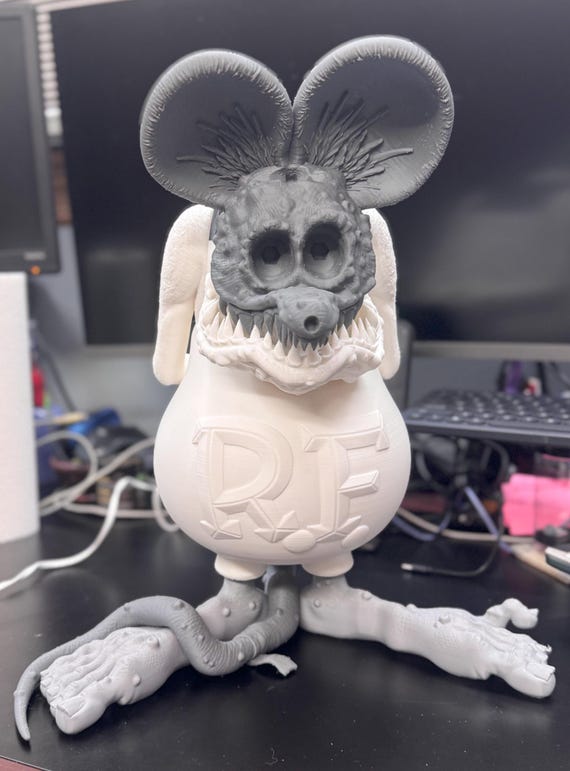 Rat Fink 3D Printed - Etsy