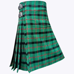 Scottish Traditional Kincaid 8 Yard Heavy Weight Tartan Kilt - Men&#39;s Handmade Tartan Kilt HighlandwearCA