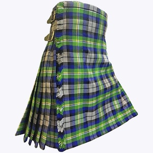 Scottish Traditional Abel 8 Yard Heavy Weight Tartan Kilt - Men&#39;s Handmade Tartan Kilt HighlandwearCA