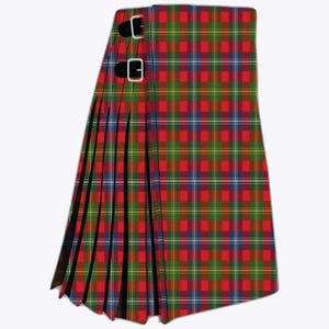 Scottish Traditional Forrester 8 Yard Heavy Weight Tartan Kilt - Men&#39;s Handmade Tartan Kilt HighlandwearCA