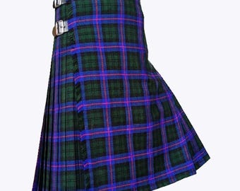 Scottish Handmade Traditional Armstrong Tartan Kilt For Men