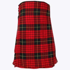 Scottish Traditional MacQueen 8 Yard Heavy Weight Tartan Kilt - Men&#39;s Handmade Tartan Kilt HighlandwearCA
