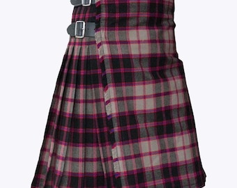 Handmade Macpherson Hunting 8 Yard Tartan Kilt&#39;s-Clan Macpherson Hunting Kilt for Men&#39;s