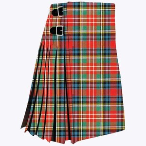 Scottish Traditional Christie Ancient 8 Yard Heavy Weight Tartan Kilt - Men&#39;s Handmade Tartan Kilt HighlandwearCA
