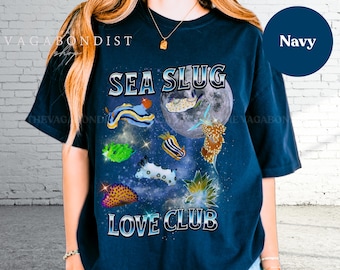 Maglietta Bootleg con divertente lumaca di mare / Maglietta Nudibranch Comfort Colors