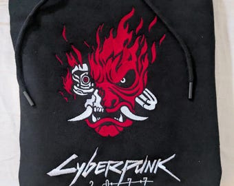 Cyberpunk 2077 | Samurai Embroidery Hoodie