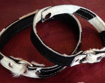 Cowhide O-ring Choker-90's -Equipped with Oring Ready To Ship