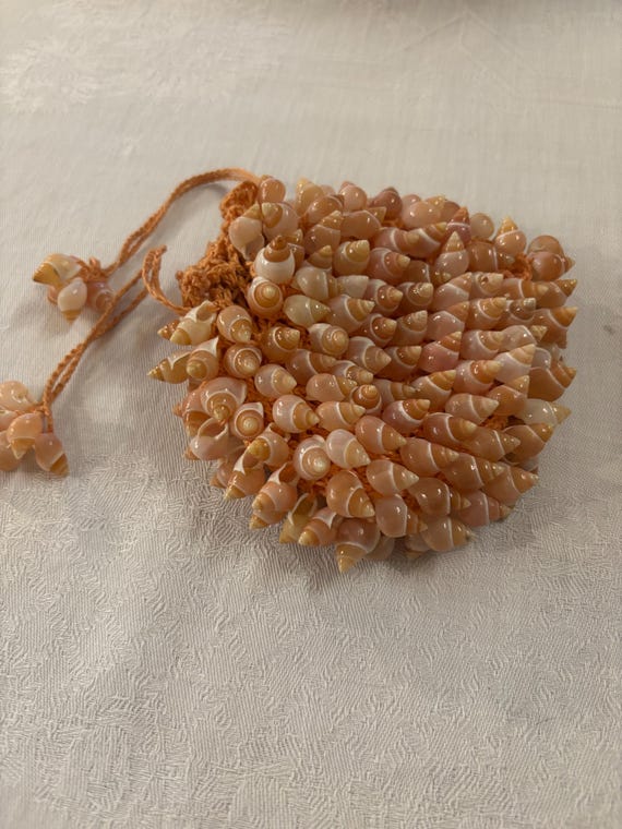 Vintage drawstring shell bag - image 3