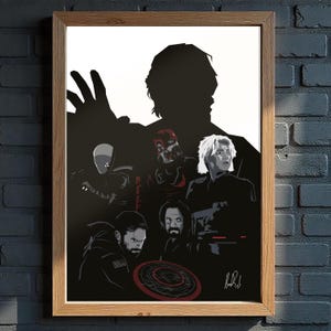 Donnerkeiler signierter Kunstdruck
