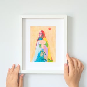 Original art print “Radiant Silence”