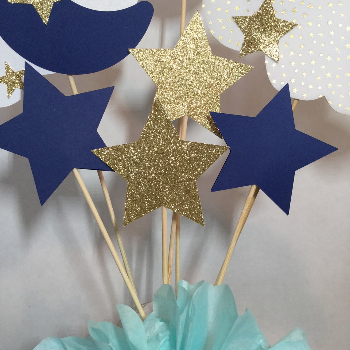 Navy Gold Glitter Twinkle Twinkle Little Star Baby Shower - Etsy