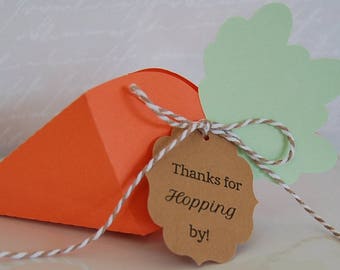 peter rabbit carrot treat favor box place card setting set of 6 easter decor peter rabbit birthday party peter rabbit baby shower box