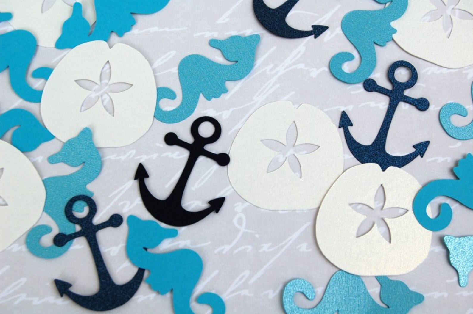 Party Beach Wedding Picnic Table Decor 150 Pieces Sea Creature Etsy