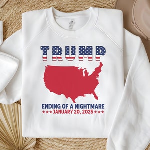 Trump Inauguration Day Sweatshirt, 47th President Trump Sweatshirt, USA 2025 Trump Sweatshirt, President Of The US Trump Sweatshirt