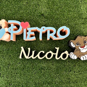 Nome personalizzato con personalizzazione. Scegli il nome, scegli cosa ci vuoi vicino e al resto pensiamo noi!