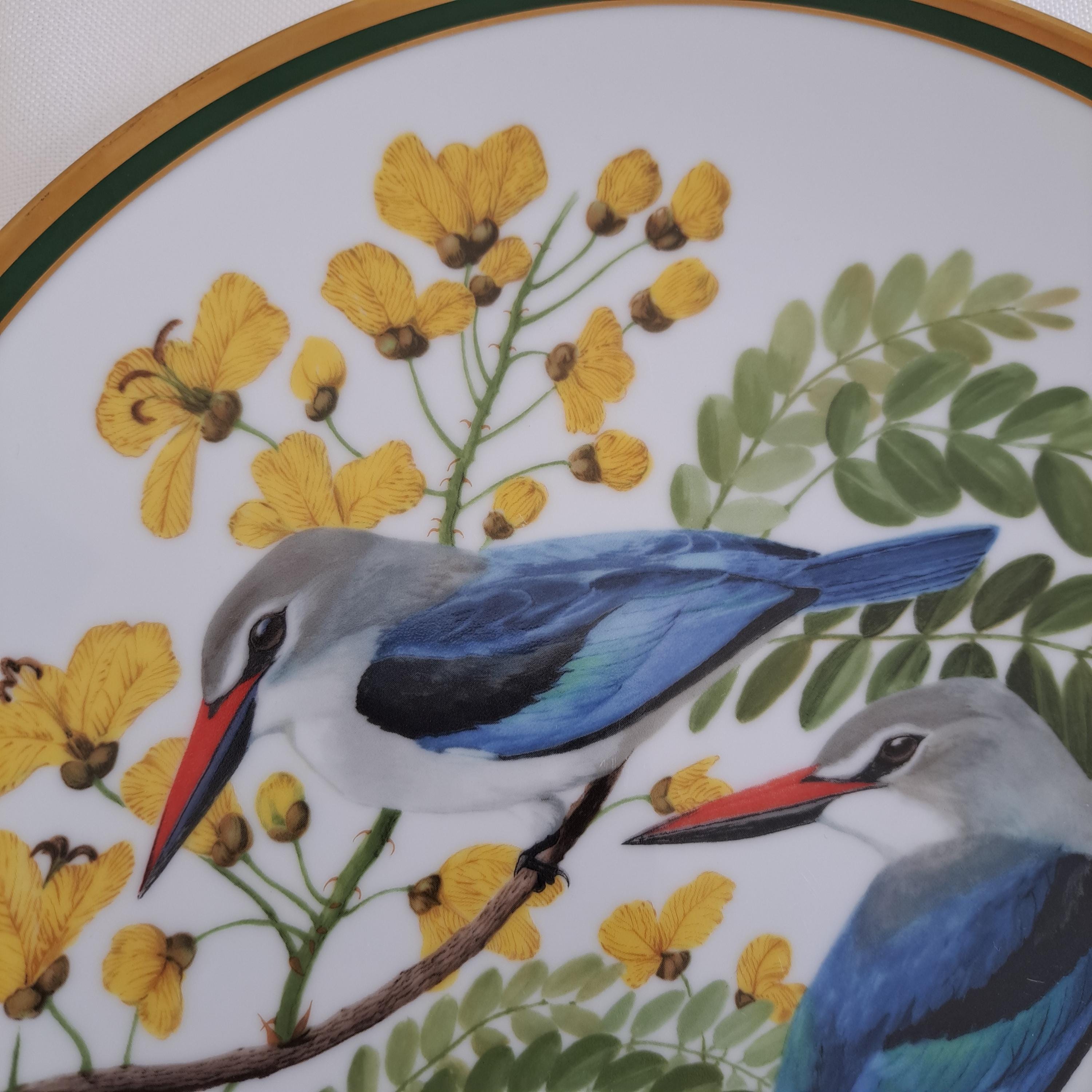 Wall Plate From the Franklin Porcelain Collection “woodland Birds