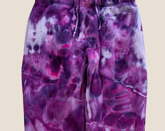 Deep Purple Geode Ice Dye Sweatpants